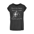 Born to be a Vampire Women's Extended Shoulder T-Shirt XS-5XL - DevilGothic DevilGothic
