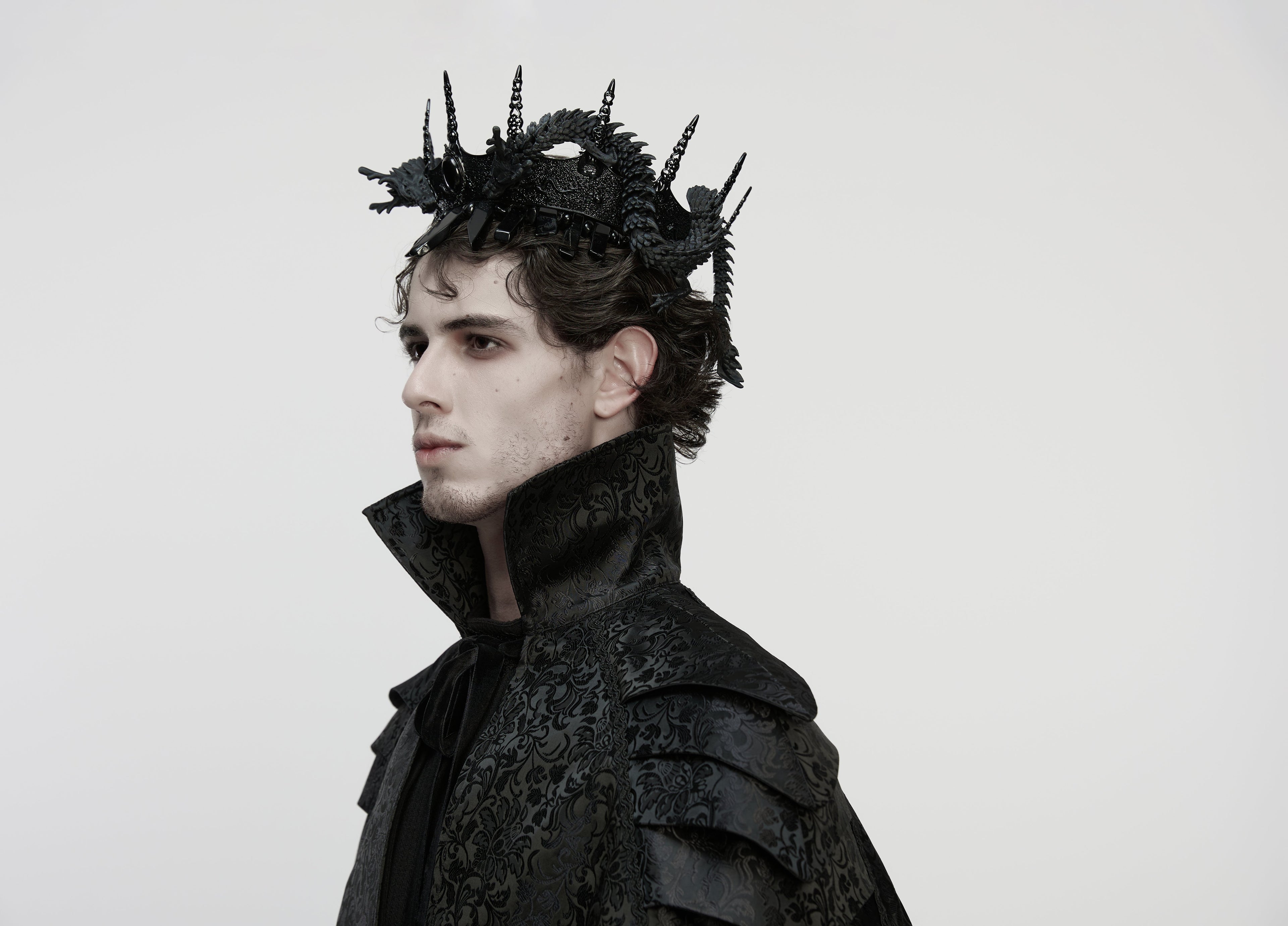Punk Rave Goth Coiling Dragon Crown - DevilGothic DevilGothic