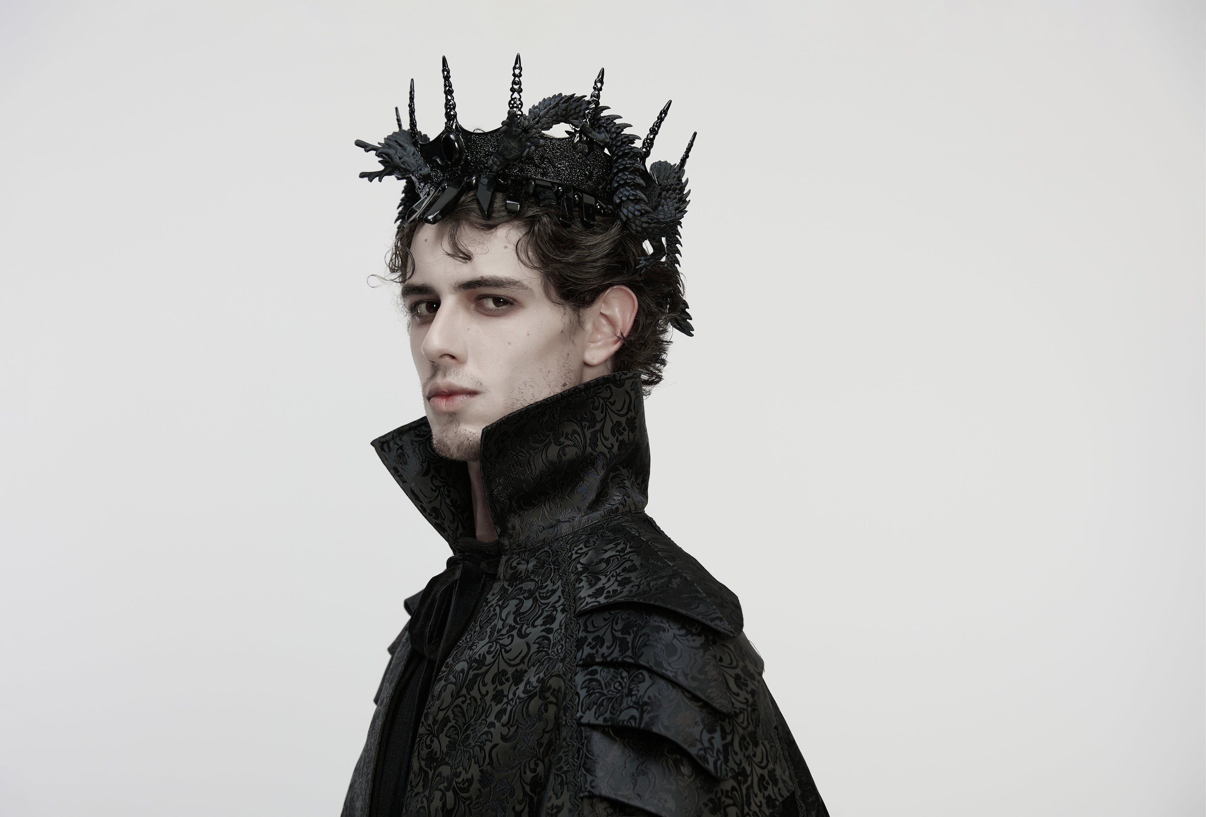 Punk Rave Goth Coiling Dragon Crown - DevilGothic DevilGothic