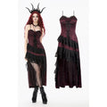Dark in Love Belladonna Velvet Lace Dress - DevilGothic DevilGothic