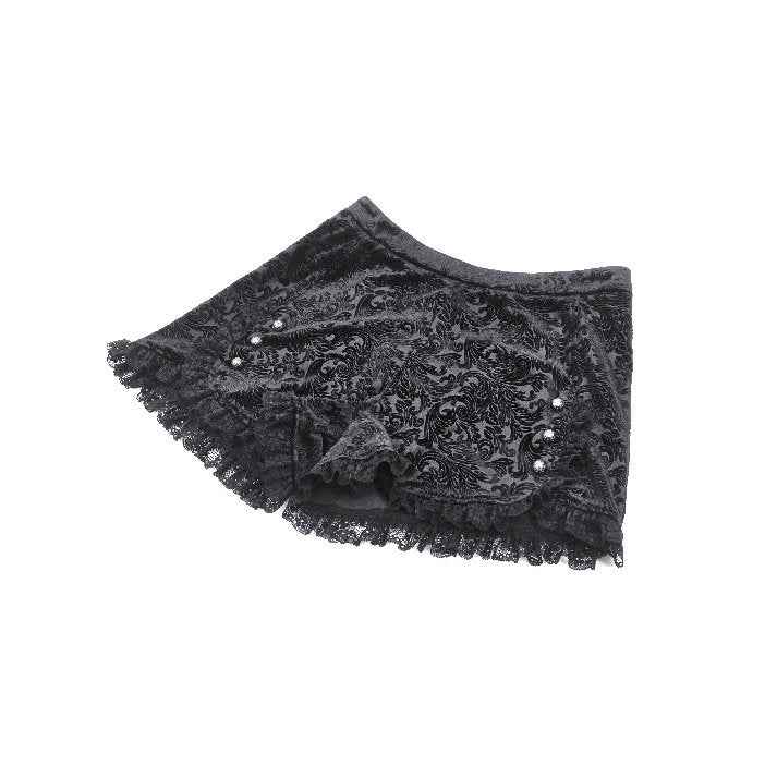 Dark in Love Venus Velvet Embossed Base Shorts