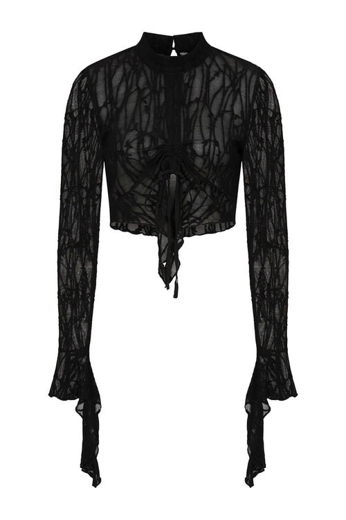 Banned Apparel Abyssia Lace Goth Top - DevilGothic DevilGothic