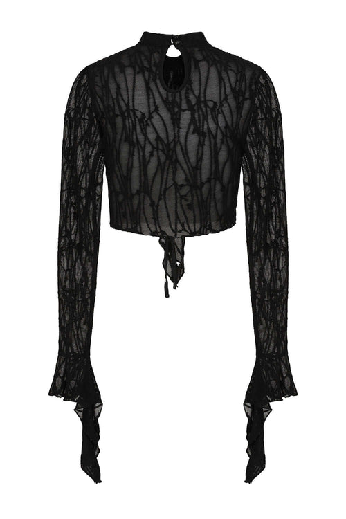 Banned Apparel Abyssia Lace Goth Top - DevilGothic DevilGothic