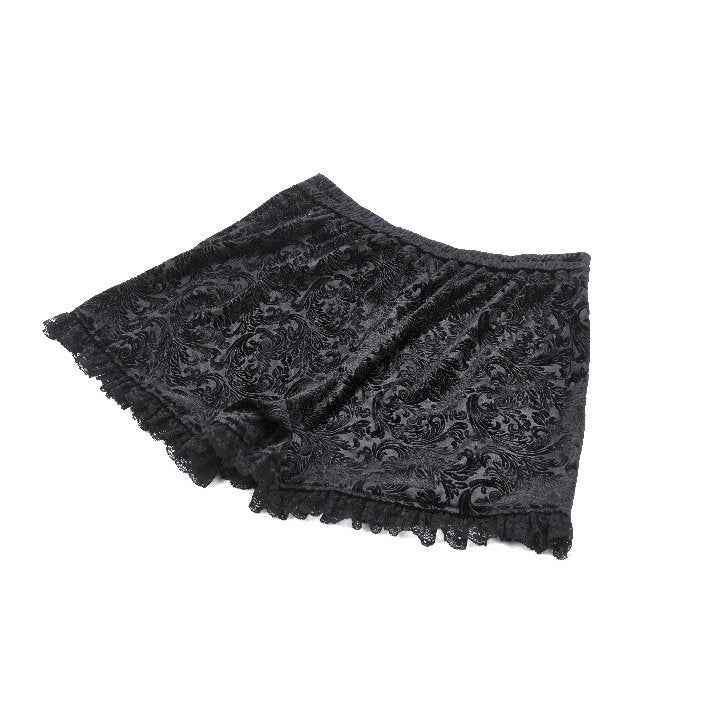 Dark in Love Venus Velvet Embossed Base Shorts