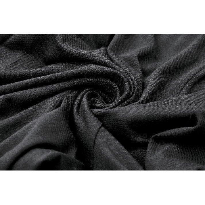 Dark in Love Goth Flare Leggings with Lace Frills - DevilGothic DevilGothic