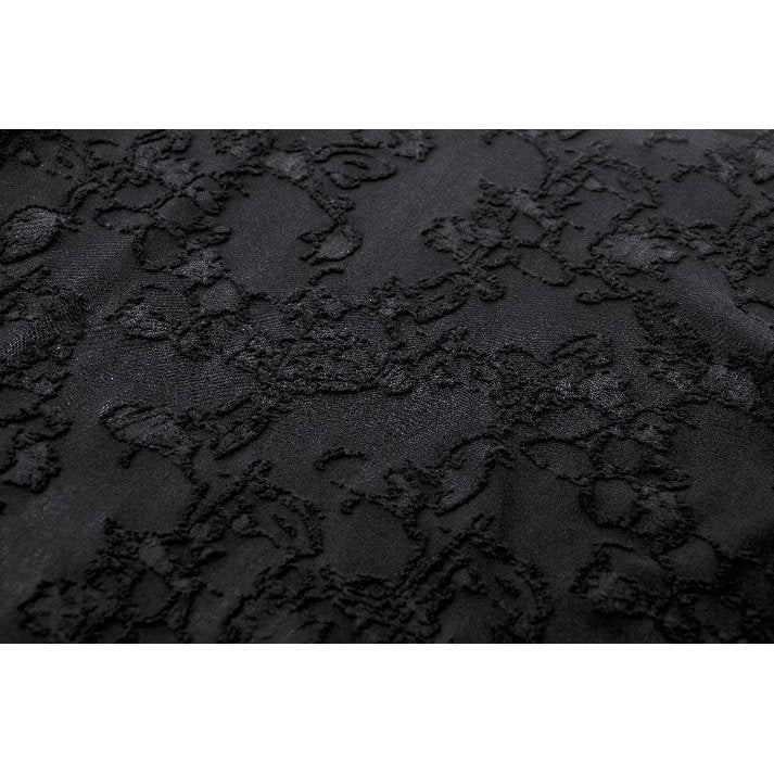Dark in Love Zuri Gothic Romantic Lace Patchwork Bell-Sleeve Layered Cuff Top - DevilGothic DevilGothic
