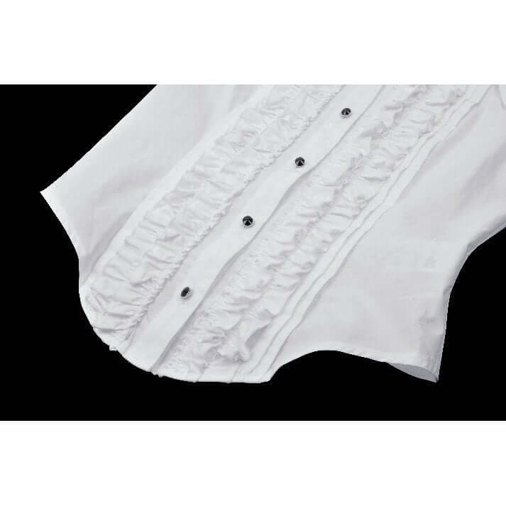Dark in Love Queeny White Gothic Demon Shirt - DevilGothic DevilGothic