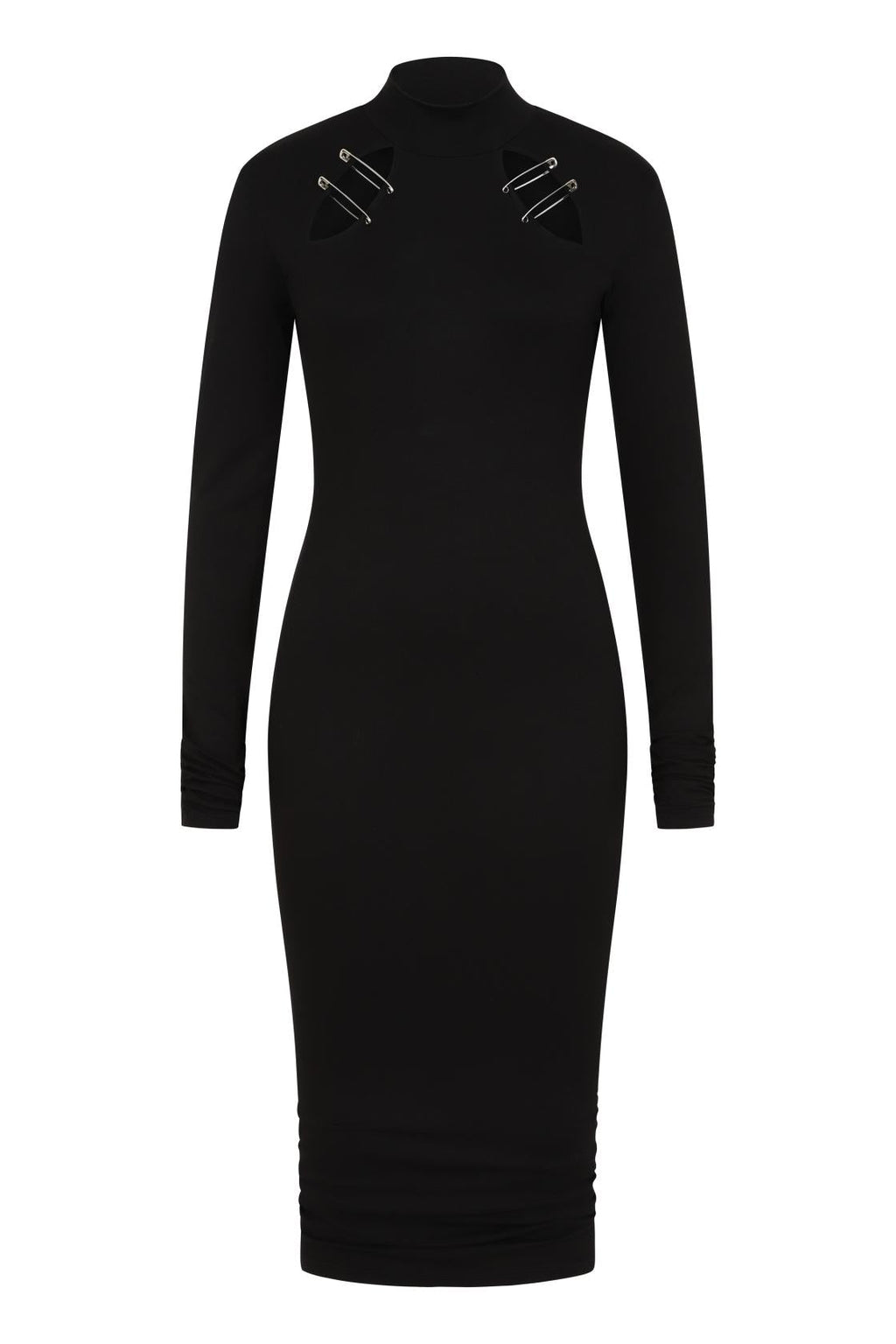 Necessary Evil Nyx Goth Midi Dress - DevilGothic DevilGothic