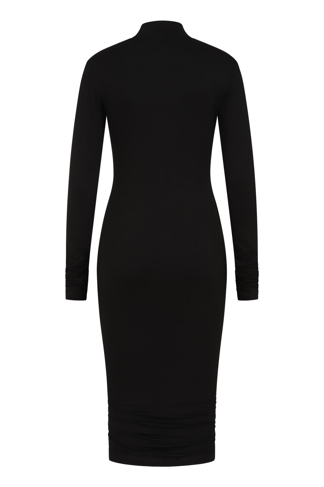 Necessary Evil Nyx Goth Midi Dress - DevilGothic DevilGothic