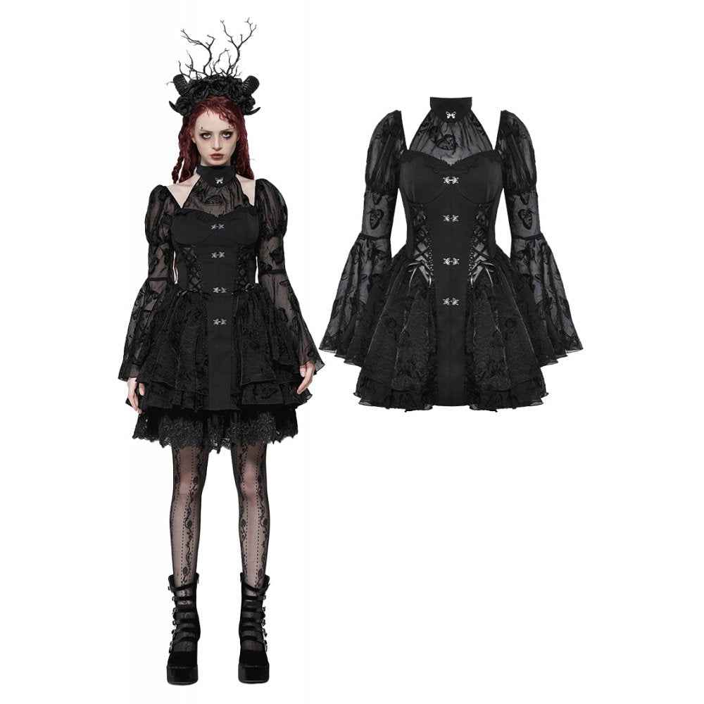 Dark in Love Blanche Butterfly big sleeves Dress