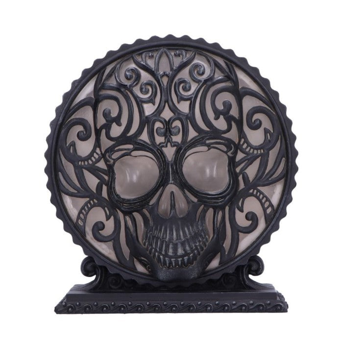 Nemesis Now Death’s Embrace Gothic Skull Lamp (20.2cm) - DevilGothic DevilGothic