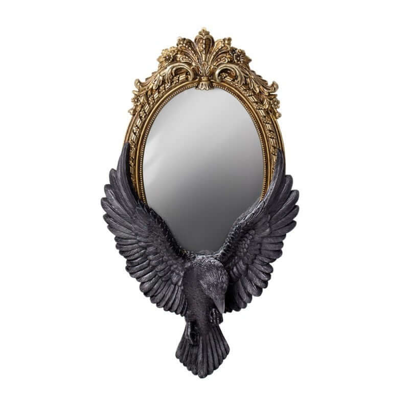 Alchemy Gothic Raven's Gaze Wall Mirror - DevilGothic DevilGothic