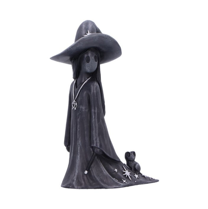 Nemesis Now Little Souls “Sparkle” Witch Figurine with Frog (11.5cm) - DevilGothic DevilGothic
