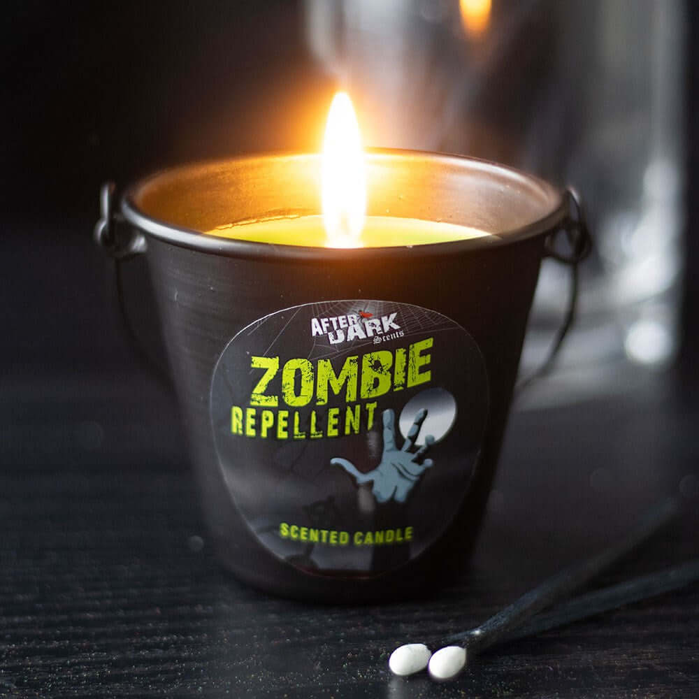 Gothic Gifts Zombie Repellent Candle Bucket - DevilGothic DevilGothic