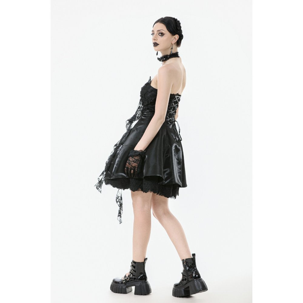 Dark in Love Sabine Layered Mini Dress - DevilGothic DevilGothic