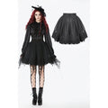 Dark in Love Bellatrix Gothic Embroidered Petticoat Skirt - DevilGothic DevilGothic