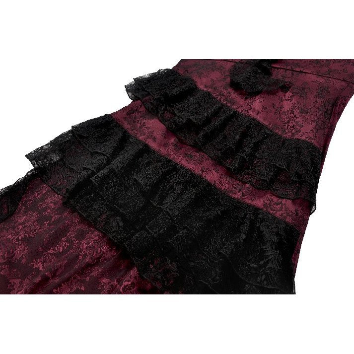 Dark in Love Belladonna Velvet Lace Dress - DevilGothic DevilGothic