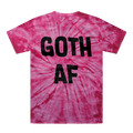 Goth AF Tonal Spider Tie-Dye T-Shirt - DevilGothic DevilGothic
