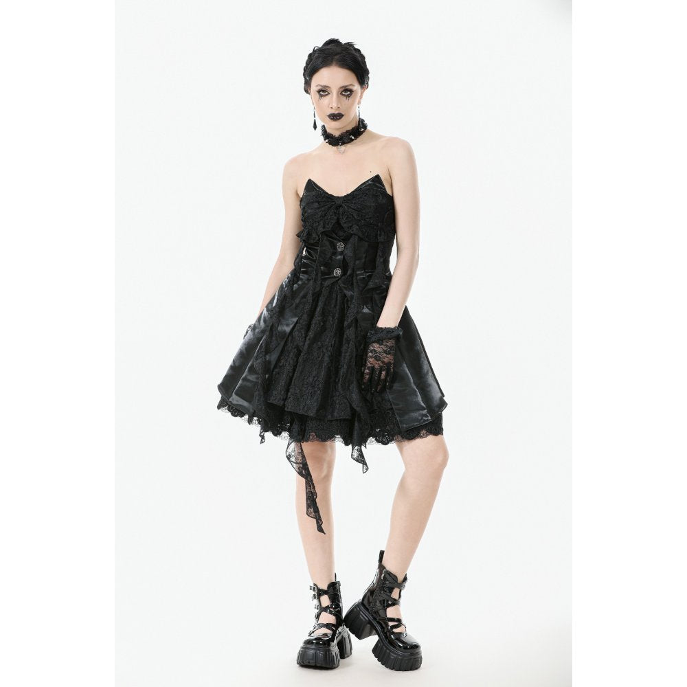 Dark in Love Sabine Layered Mini Dress - DevilGothic DevilGothic