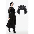 Dark in Love Bellatrix Lace Ruffle Capelet - DevilGothic DevilGothic
