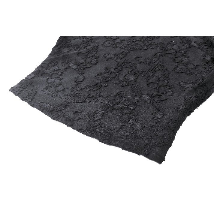 Dark in Love Zuri Gothic Romantic Lace Patchwork Bell-Sleeve Layered Cuff Top - DevilGothic DevilGothic