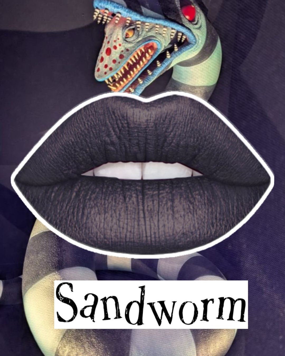 Radioactive Unicorn Sandworm Lipstick - DevilGothic DevilGothic