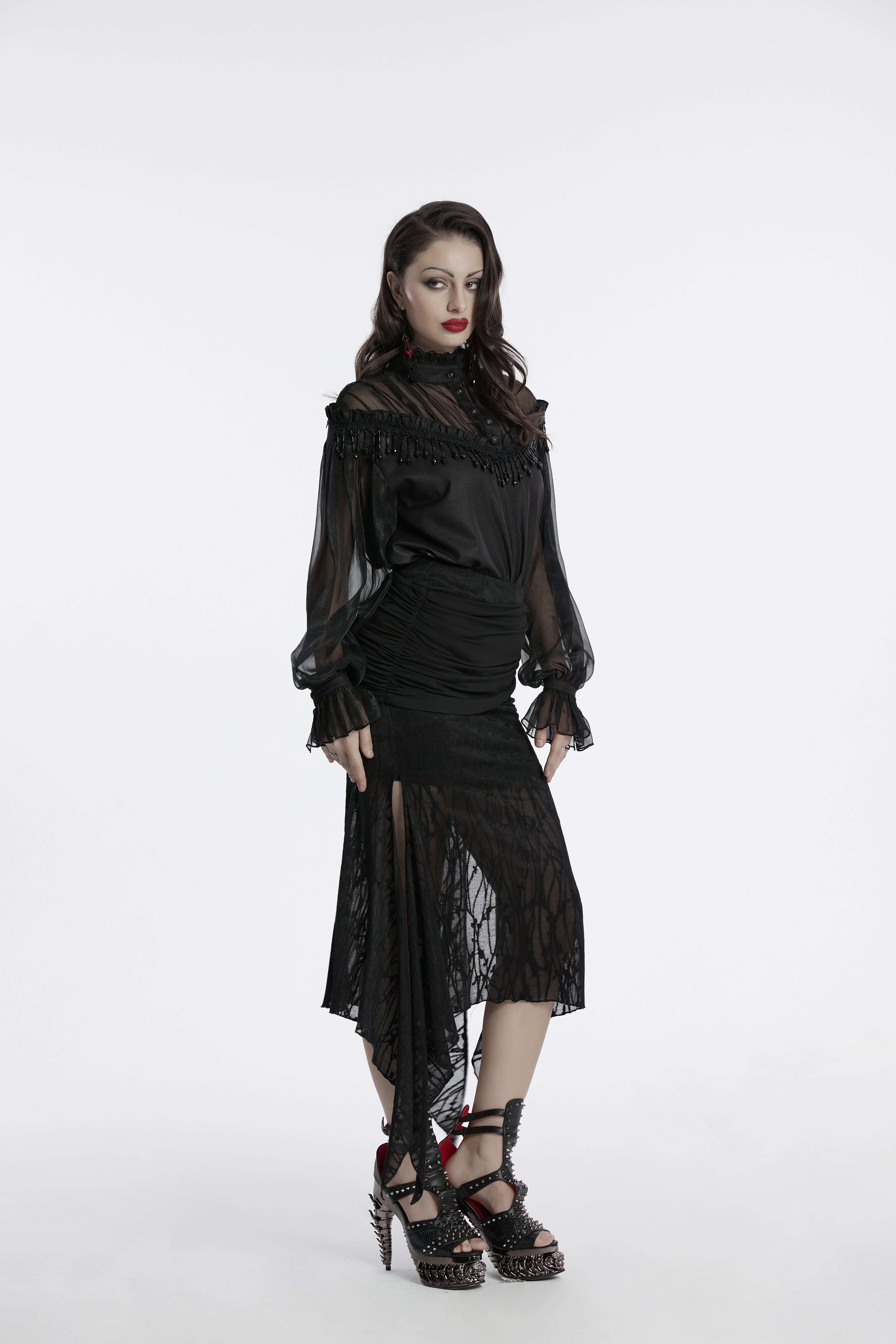 Punk Rave Arti Fishtail Skirt - DevilGothic DevilGothic