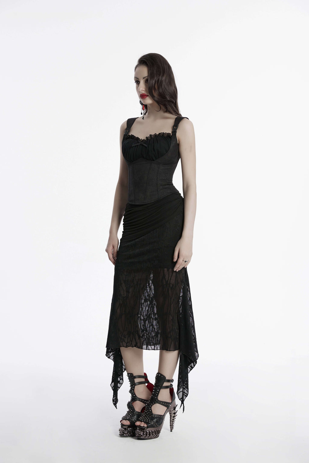 Punk Rave Arti Fishtail Skirt - DevilGothic DevilGothic