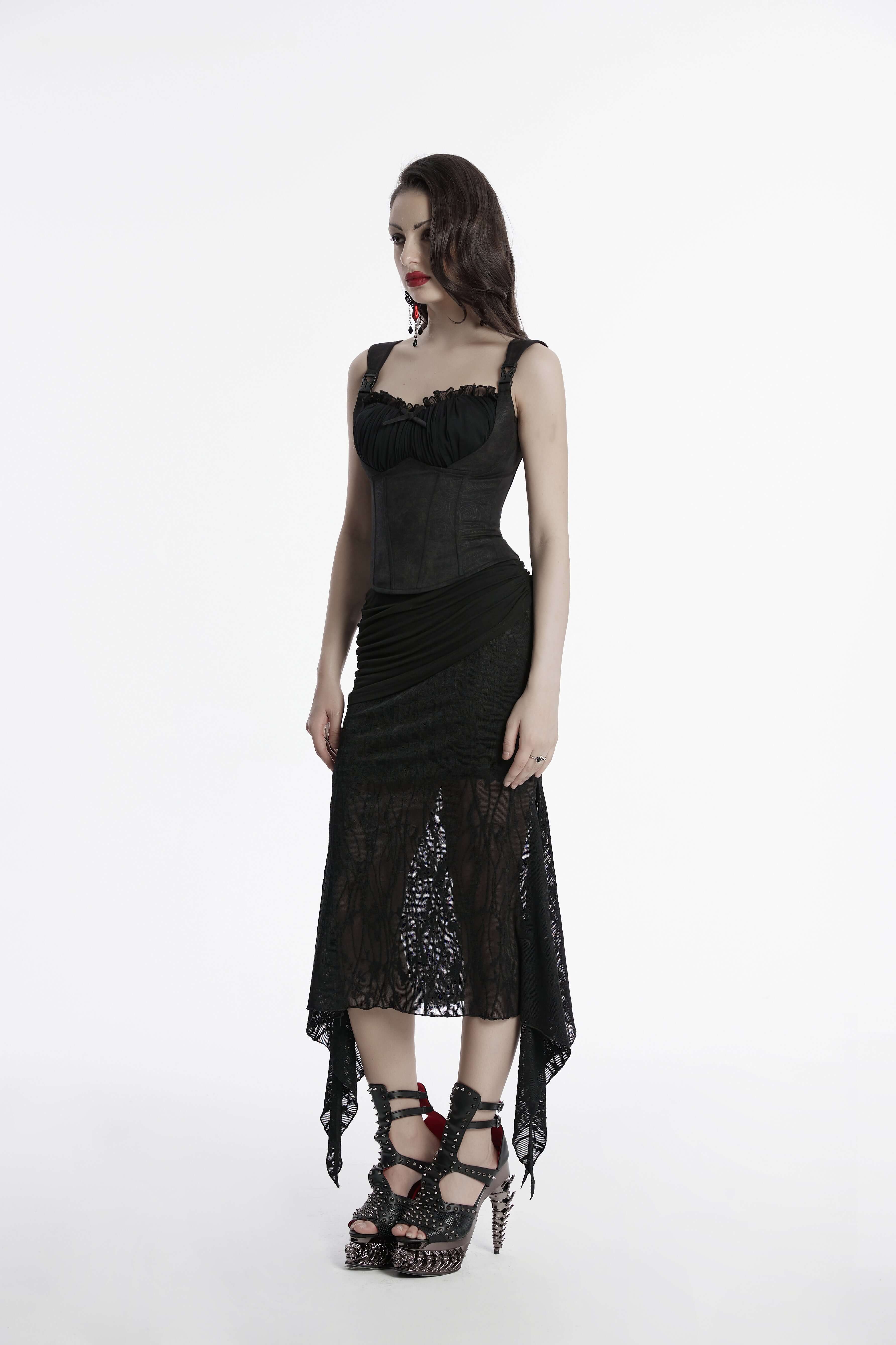 Punk Rave Arti Fishtail Skirt - DevilGothic DevilGothic