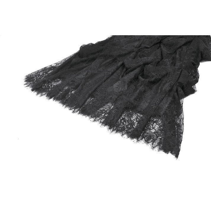 Dark in Love Gloriana Draped Maxi Skirt - DevilGothic DevilGothic