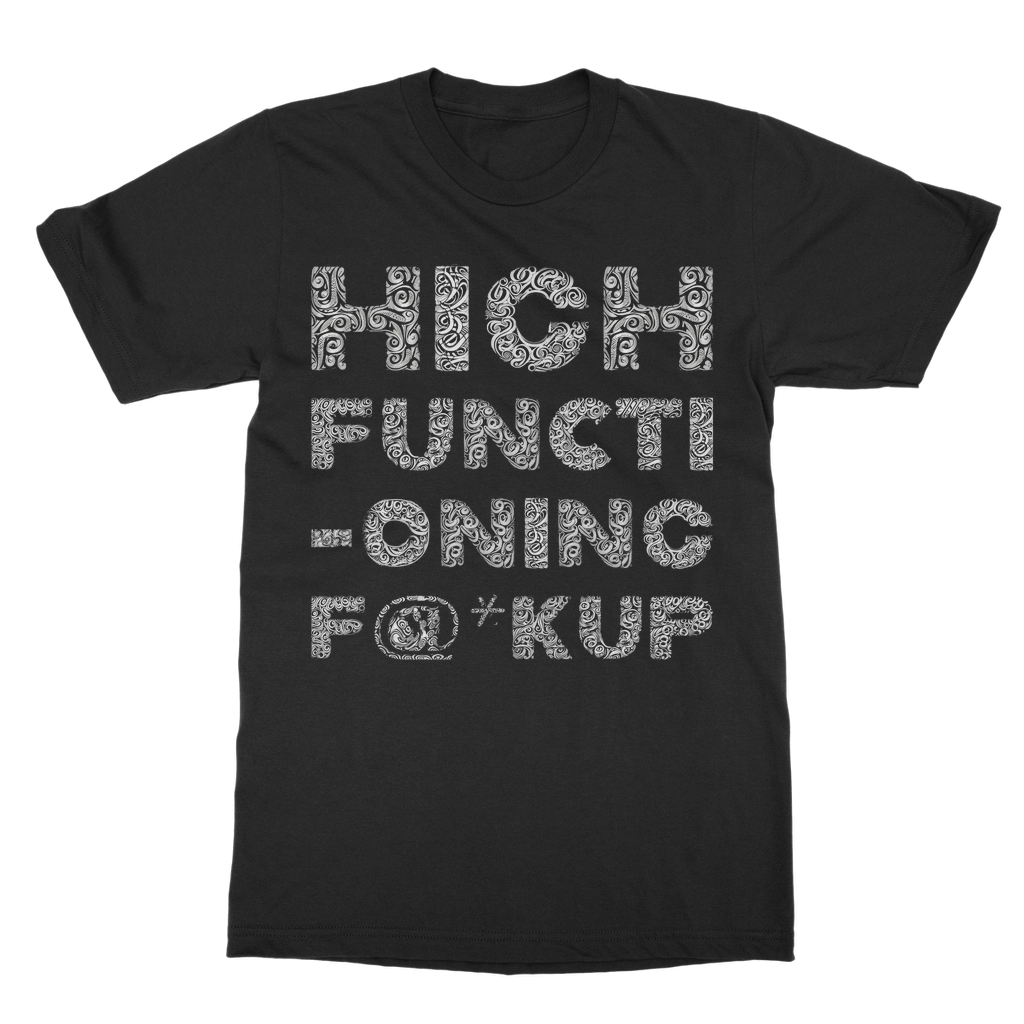 High Functioning Classic Heavy Cotton T-Shirt - DevilGothic DevilGothic