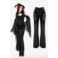 Dark in Love Erzebeth Velvet Lace Flare Trousers - DevilGothic DevilGothic