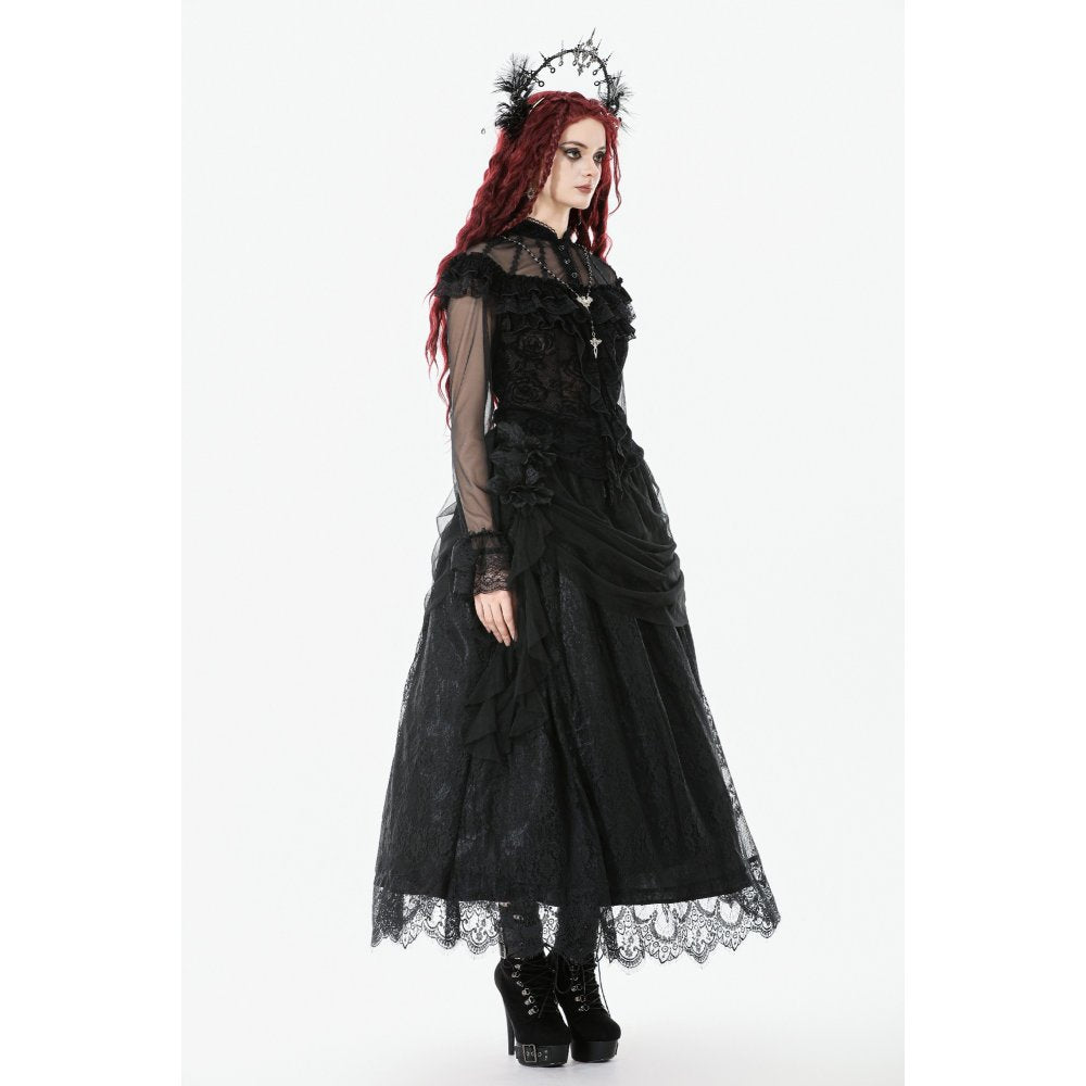 Dark in Love Seraphina Gothic Blouse - DevilGothic DevilGothic