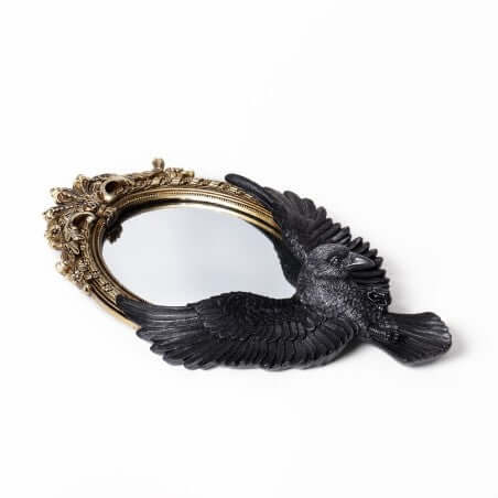 Alchemy Gothic Raven's Gaze Wall Mirror - DevilGothic DevilGothic