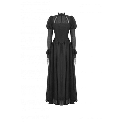 Dark in Love Harlow Dark Enchantress Gothic Lace Maxi Dress