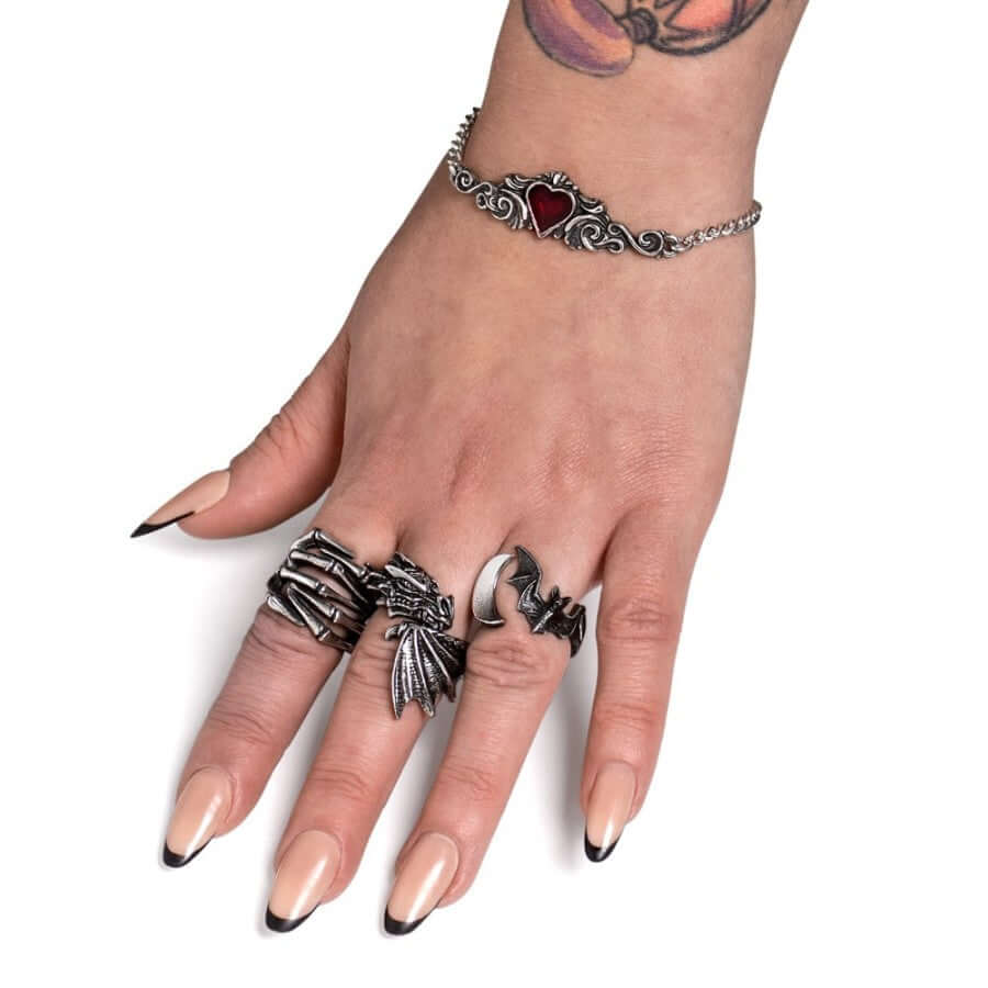 Alchemy Gothic Lunatious Ring - DevilGothic DevilGothic