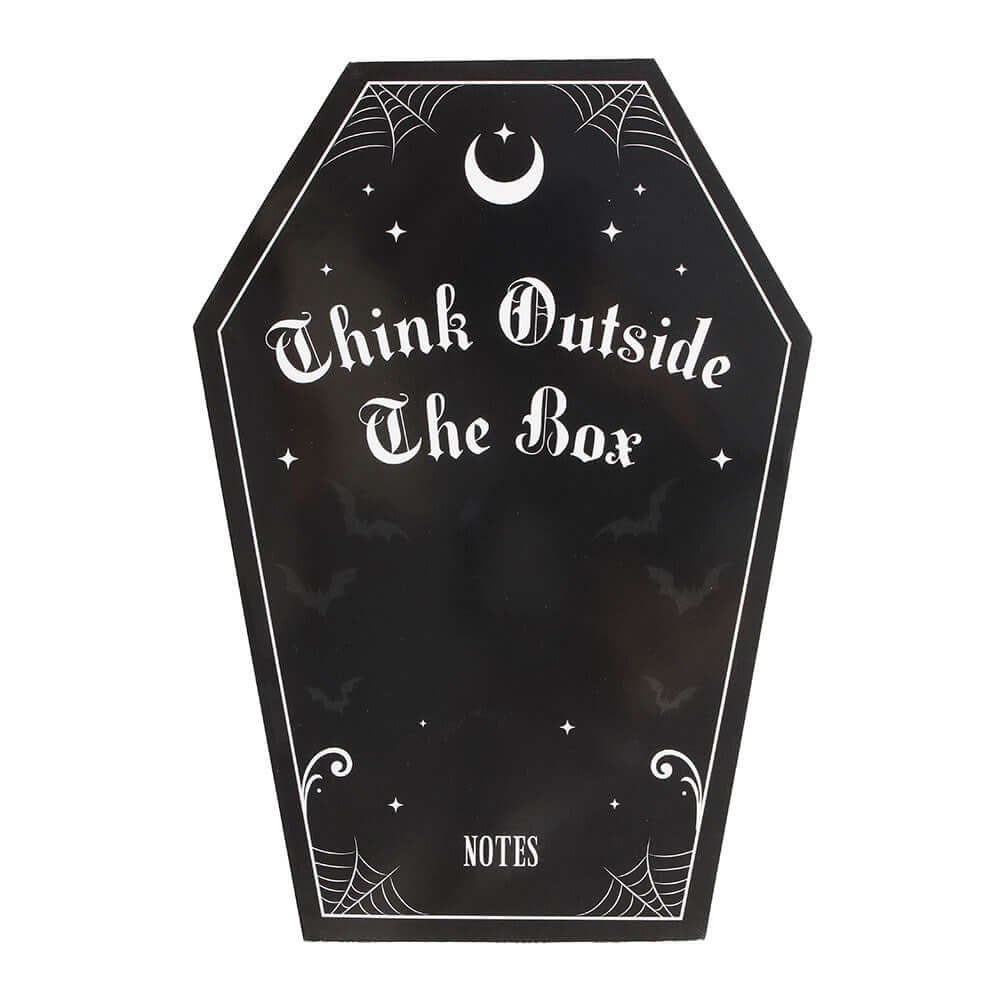 Gothic Gifts Coffin Shaped Notebook - DevilGothic DevilGothic
