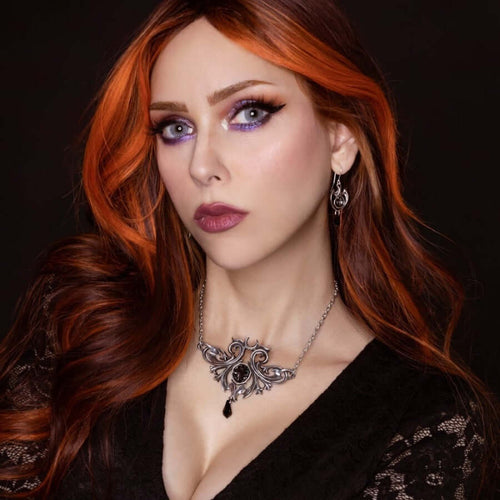 Alchemy Gothic Midnight Memorial Necklace - DevilGothic DevilGothic