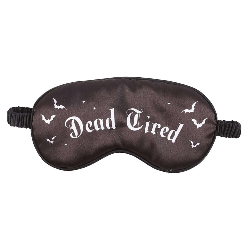 Gothic Gifts Dead Tired Satin Sleep Mask - DevilGothic DevilGothic