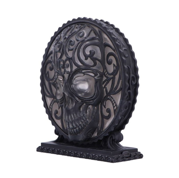 Nemesis Now Death’s Embrace Gothic Skull Lamp (20.2cm) - DevilGothic DevilGothic