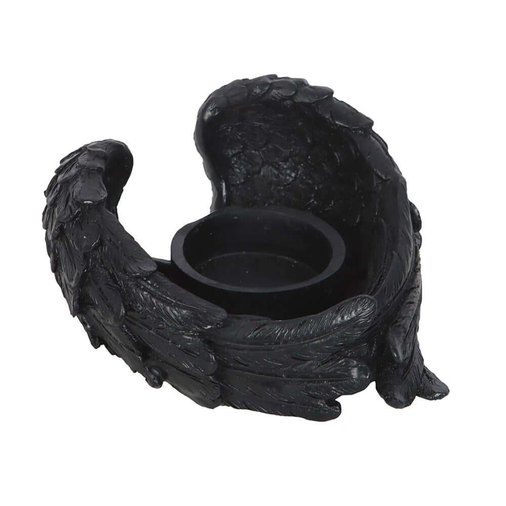 Gothic Gifts Raven Wings Tealight Candle Holder - DevilGothic DevilGothic
