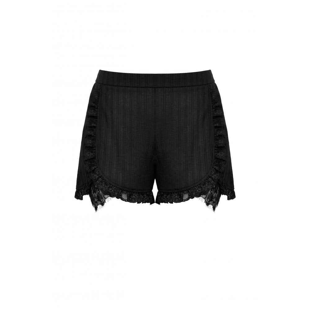 Dark in Love Tatum Black Gothic Base Shorts