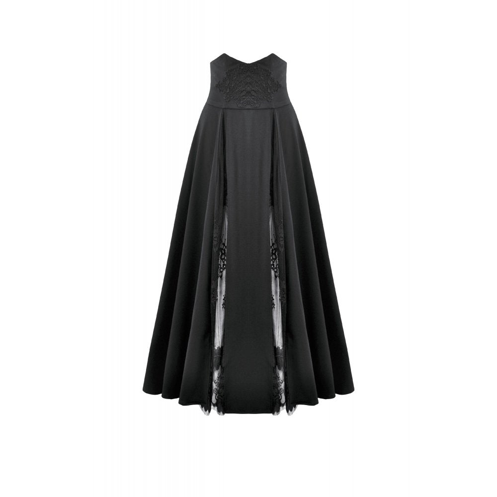 Dark in Love Elegant Gothic Long Skirt