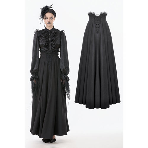 Dark in Love Gloria Floor-Length Corset Skirt - DevilGothic DevilGothic