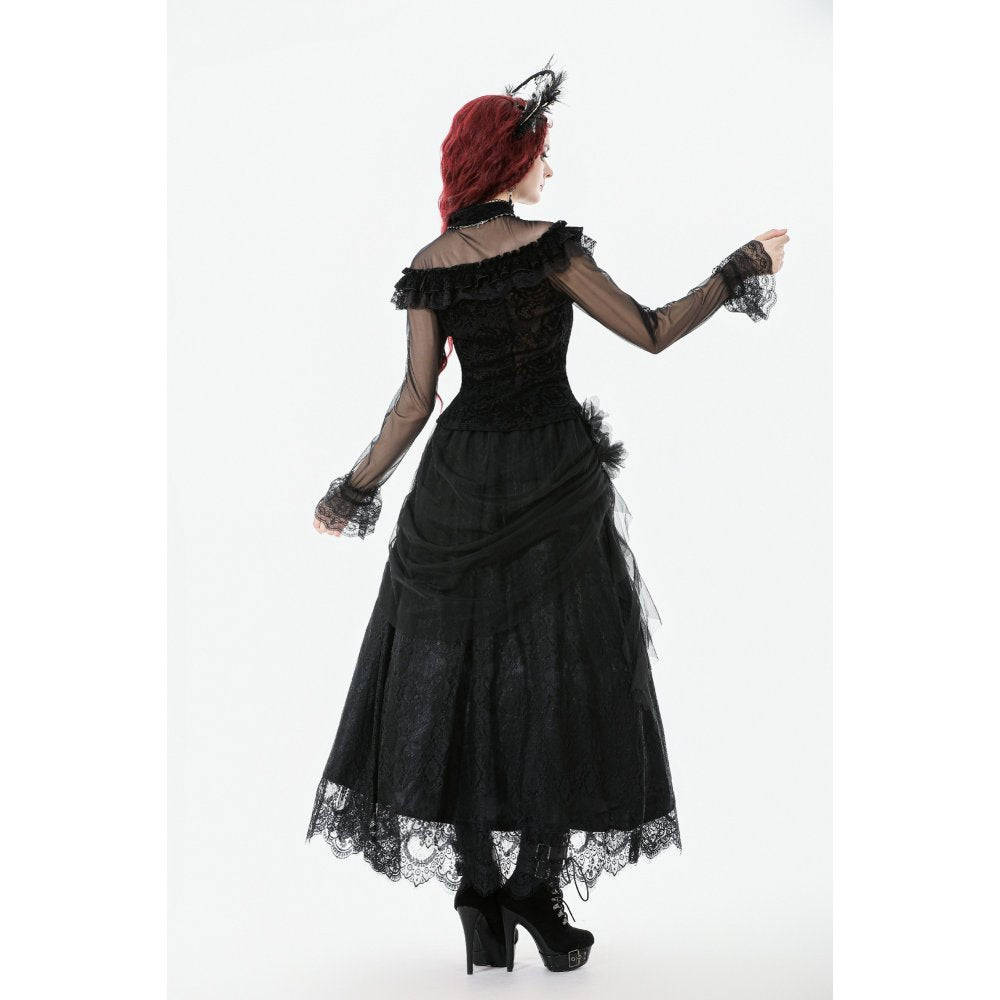 Dark in Love Seraphina Gothic Blouse - DevilGothic DevilGothic