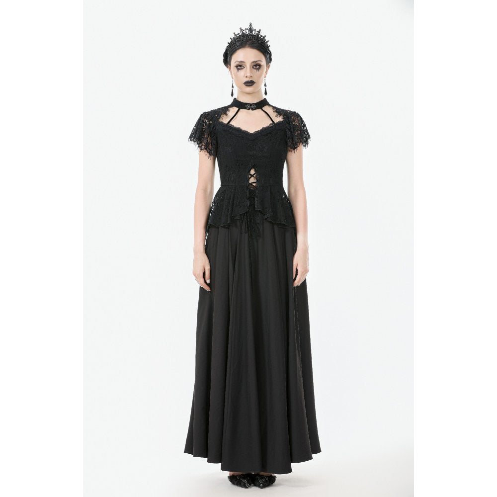 Dark in Love Ophelia Lace Corset Top - DevilGothic DevilGothic