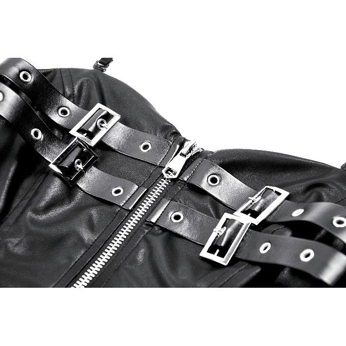 Dark in Love Isolde Buckled Corset Dress - DevilGothic DevilGothic