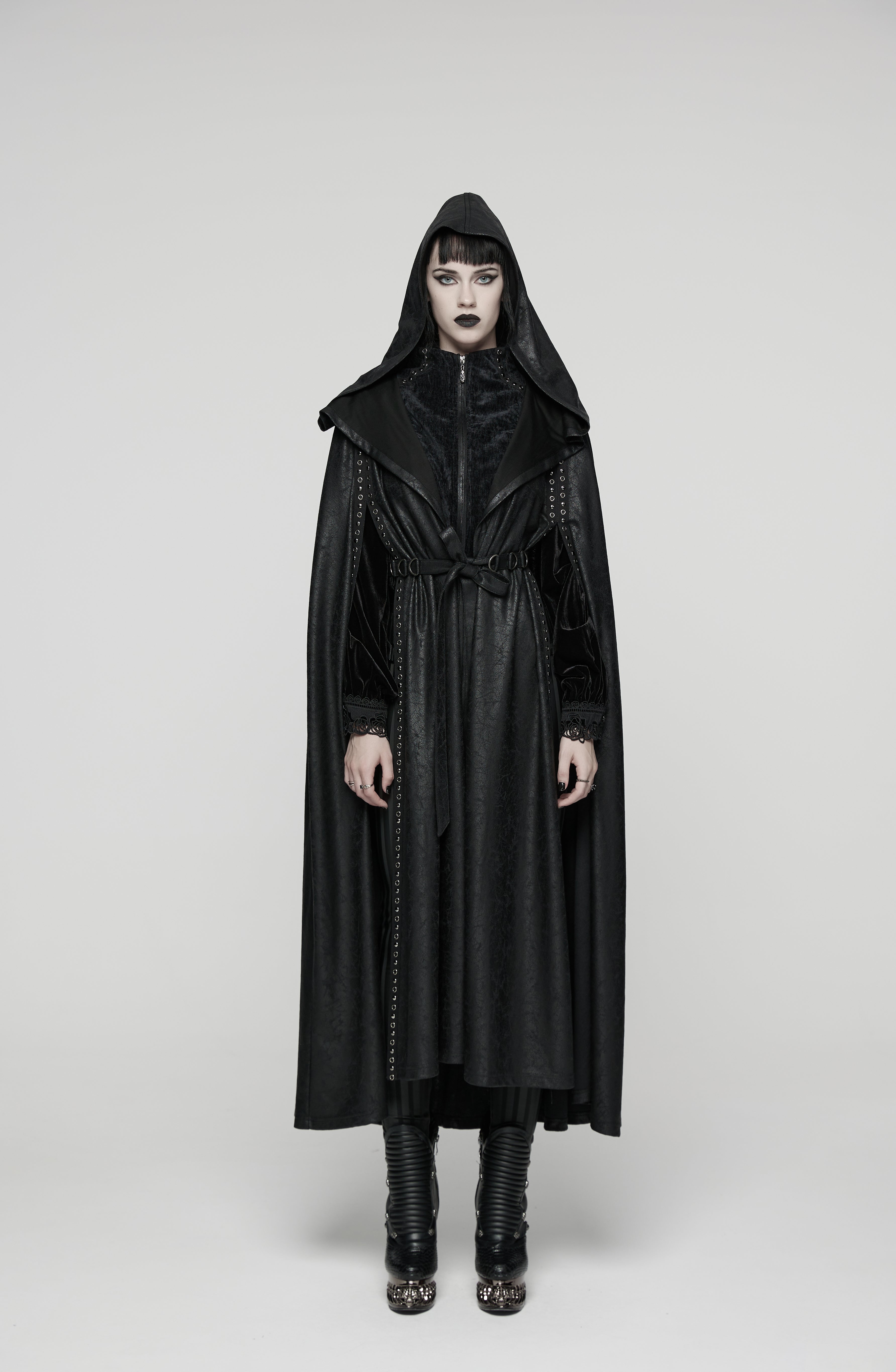 Punk Rave Punk Hooded Cloak - DevilGothic DevilGothic