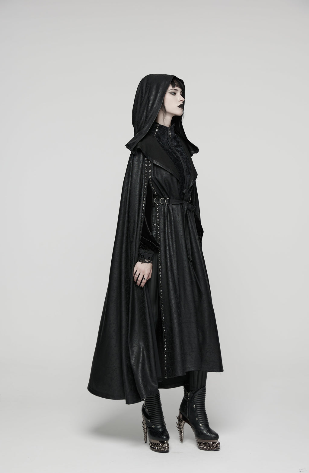Punk Rave Punk Hooded Cloak - DevilGothic DevilGothic