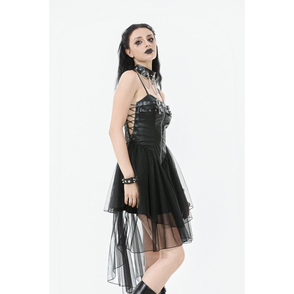 Dark in Love Isolde Buckled Corset Dress - DevilGothic DevilGothic